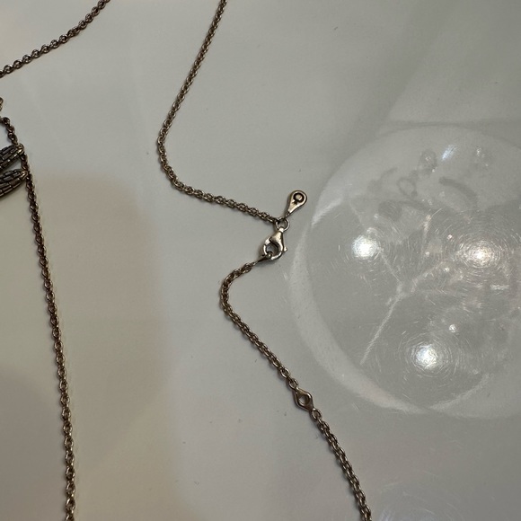 Rare and Retired Pandora Dragonfly Necklace Pendant - Picture 5 of 7